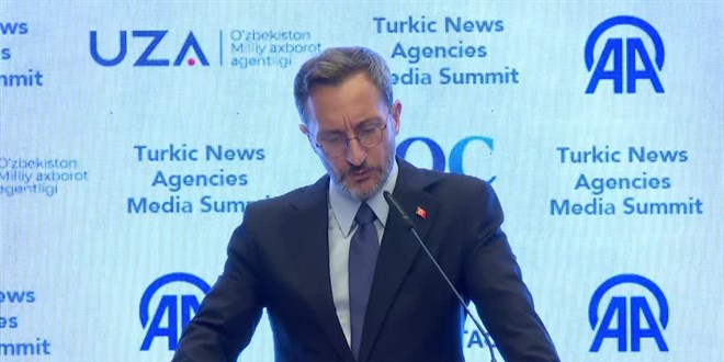 letiim Bakan Fahrettin Altun, 'Trk Haber Ajanslar Medya Zirvesi'nde konutu