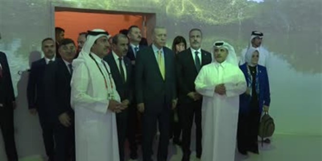 Cumhurbakan Erdoan EXPO 2023 Fuar alann ziyaret etti