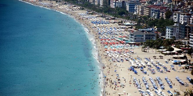 Antalya'ya gelen turist saysnda tm zamanlarn rekoru krld