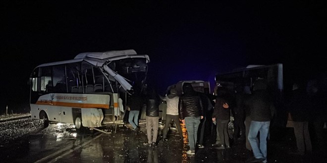 Eskiehir'de kaza: 14 kii yaraland