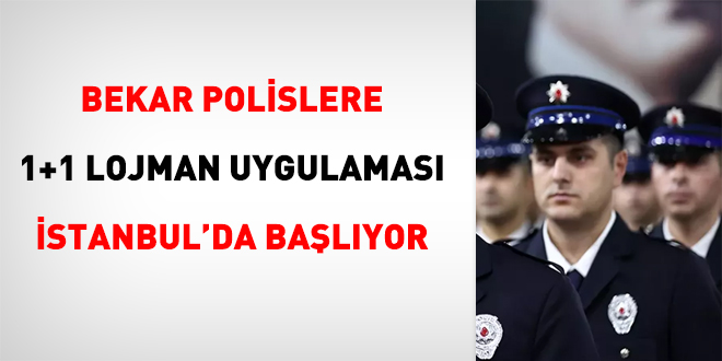 stanbul'da balyor... Bekar polise lojman