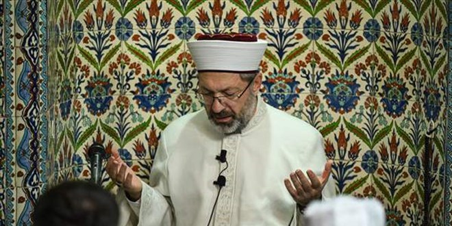 Diyanet leri Bakan Erba, stanbul'da Filistin'e dua bulumasna katld