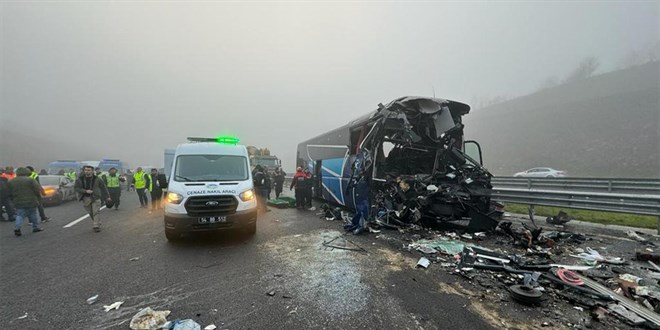 Kuzey Marmara Otoyolu'ndaki kazayla ilgili 3 src tutukland