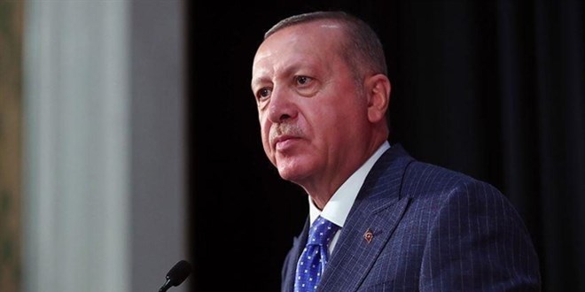 Cumhurbakan Erdoan'dan ehit ailelerine basal mesaj