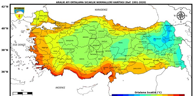 Son 53 yln en scak aralk ay geen ay oldu