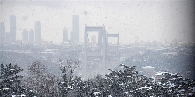 AKOM uyard: Scaklklar 10 derece decek, stanbul'a kar yaabilir