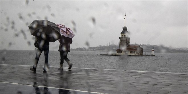 Meteorolojiden stanbul'da yarn sabahtan itibaren saanak uyars