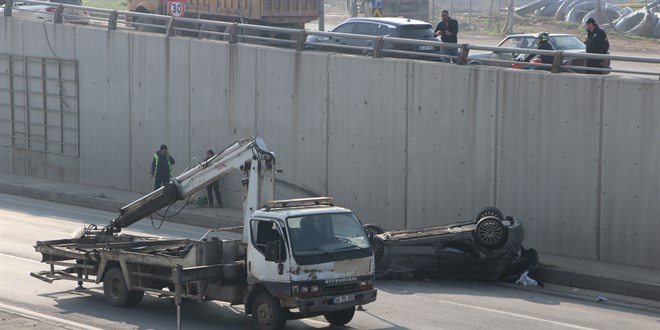 Kahramanmara'ta trafik kazasnda 1 kii ld, 1 kii yaraland