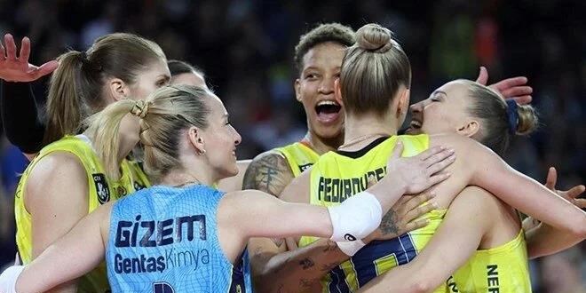 Kadnlar Kupa Voley ampiyonu Fenerbahe Opet oldu