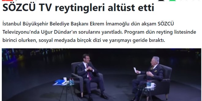 Szc TV'deki mamolu program reytingleri alt st etti mi?