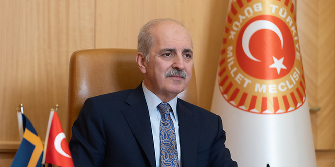 TBMM Bakan Kurtulmu'tan yeni anayasa aklamas