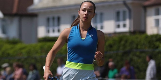 Milli tenisi Zeynep Snmez, Roland Garros'a ilk turda veda etti