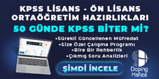 50 Gnde KPSS Biter Mi? imdi nceleyin!