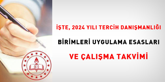 te, 2024 Yl Tercih Danmanl Birimleri Uygulama Esaslar ve alma Takvimi