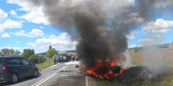 ankr'da trafik kazasnda 1 kii ld, 1 kii yaraland