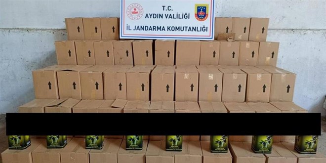 Aydn'da sahte zeytinya operasyonu: 4 bin litre ele geirildi