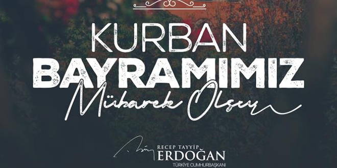 Cumhurbakan Erdoan'dan Kurban Bayram paylam