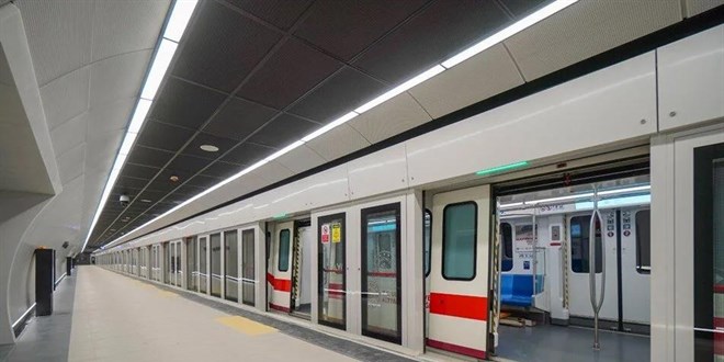 Yldz-Mahmutbey metro hattnda teknik arza nedeniyle seferler aksad
