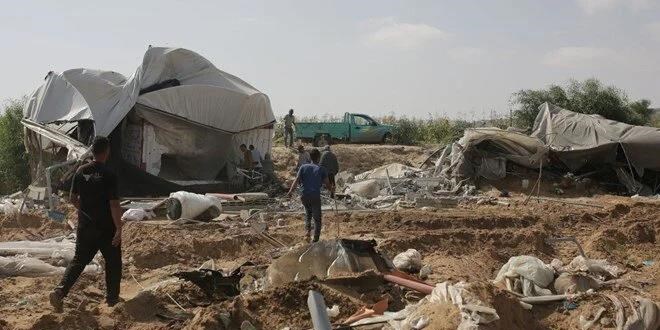 srail'in Refah'a saldrsnda 13 Filistinli hayatn kaybetti! Basn mensuplar yaraland