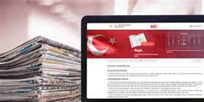 Trkiye'de geen yl 855 gazete, resmi ilan ve reklam yaymlad