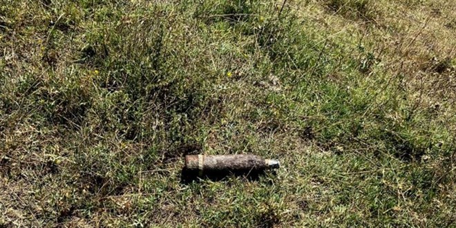 Kurtulu Sava dnemine ait patlamam top mermisi bulundu