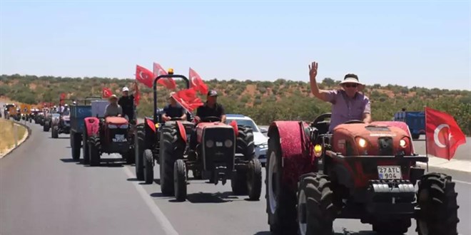 Antep fst reticilerinden 'dk fiyat' eylemi