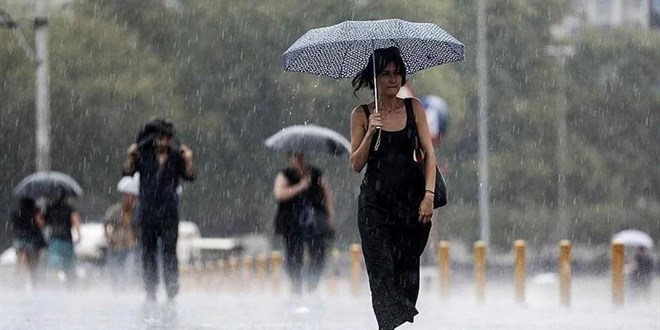 Meteoroloji'den pazartesi uyars... Saanak geliyor