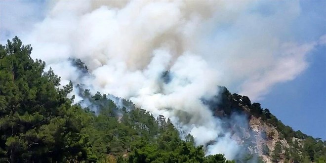 Mula, zmir ve Antalya'da orman yangn: Alevler hzla yayld