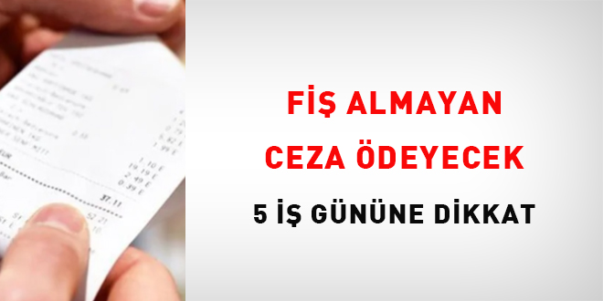 Fi almayan ceza deyecek: 5 i gnne dikkat