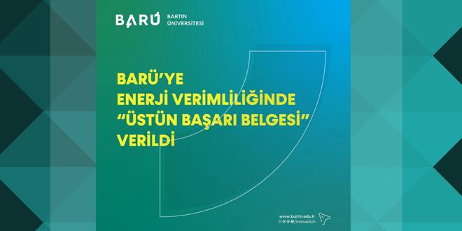 BAR'ye enerji verimliliinde 'stn Baar Belgesi' verildi