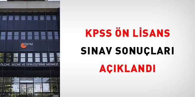 KPSS n Lisans Snav sonular akland