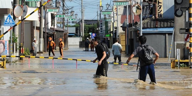 Japonya'da sel tehdidi: 50 bin kii iin tahliye emri verildi