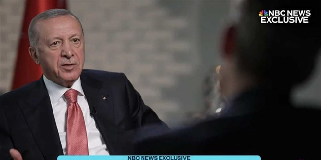 Erdoan, Amerikan TV'sine konutu: Hamas terr rgt deil