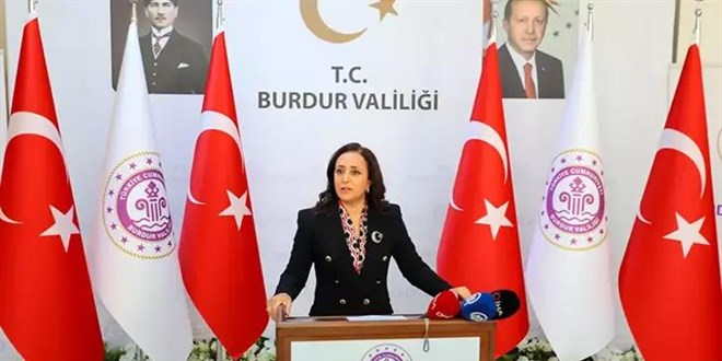 Burdur'un ilk kadn valisi greve balad