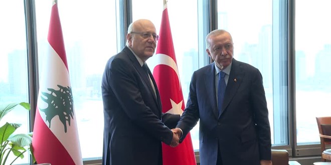 Erdoan, Lbnan Babakan Necib Mikati'yi kabul etti