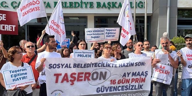 zel sektr retmenlerinden ankaya Belediyesi'ne 'Taeron' tepkisi