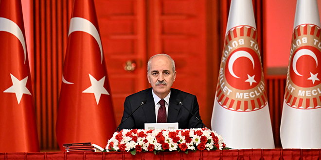 TBMM Bakan Kurtulmu'tan 'yeni anayasa' aklamas