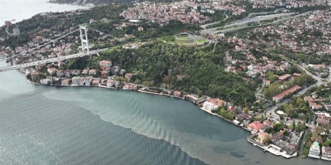 stanbul Boaz'na kanalizasyon suyu akyor