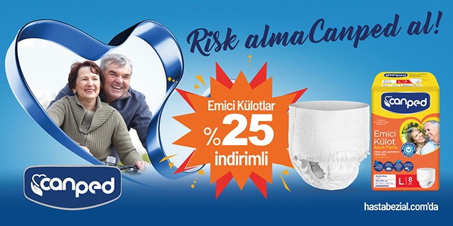 Canped emici klotta %25 indirim. Hemen satn al!