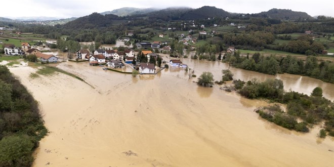 Trkiye'den Bosna Hersek'e taziye mesaj