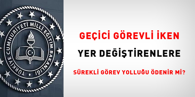 Geici grevli iken yer deitirenlere srekli grev yolluu denir mi?