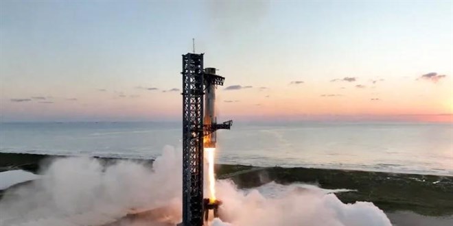 SpaceX'in Starship roketi beinci test uuunda baarl ini yapt