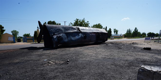 Nijerya'da akaryakt tayan tanker patlad: 147 l