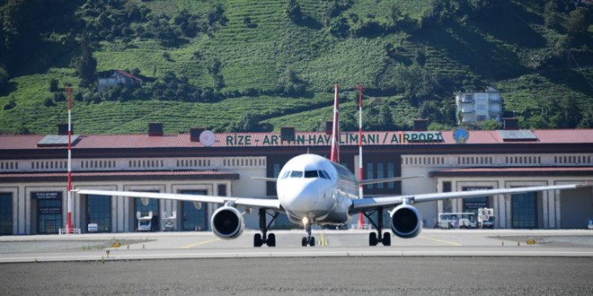 Rize-Artvin Havaliman'ndan Bahreyn ve rdn'e uular balyor