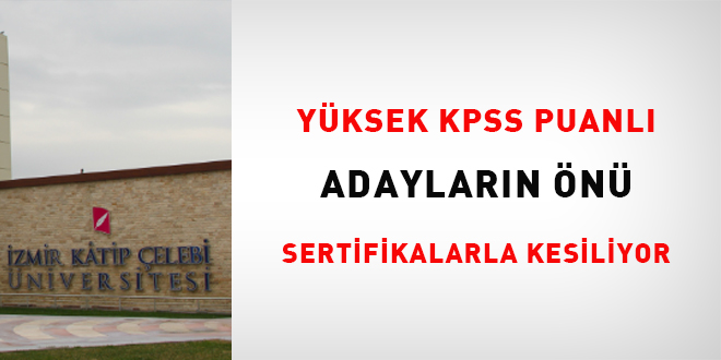 Yksek KPSS puanl adaylarn n sertifikalarla kesiliyor