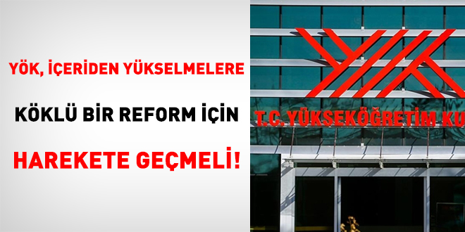 YK, ieriden ykselmelere kkl bir reform iin harekete gemeli!