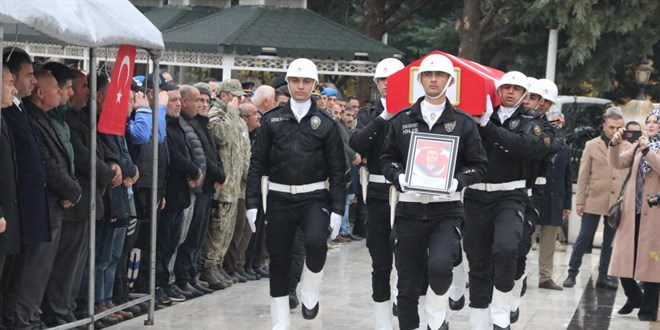 ehit polis memuru Beykoz son yolculuuna uurland