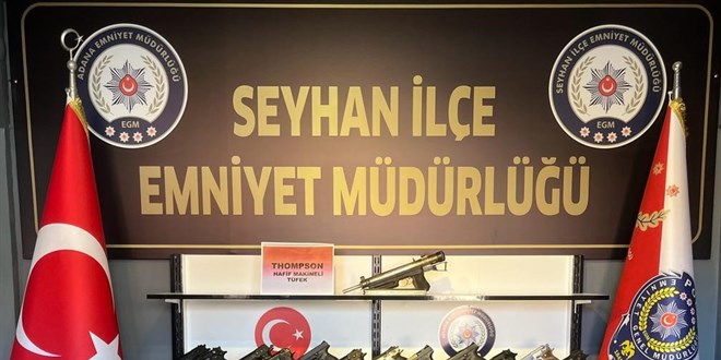 Adana'da 75 silah ele geirilirken 253 sulu yakaland