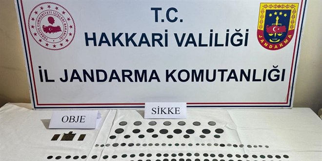 Hakkari'de Bizans dnemine ait 163 sikke ele geirildi