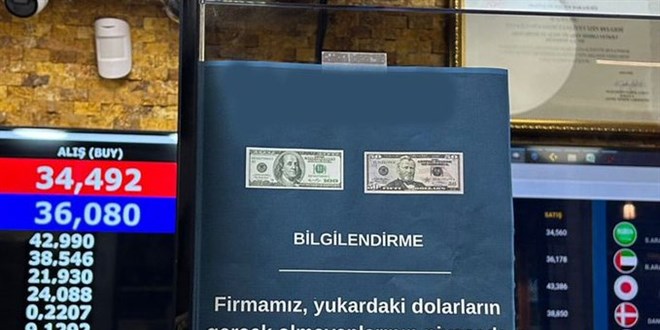 Kapalar'da piyasaya sahte dolar srld iddiasna soruturma